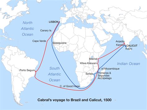 De Reis Van Pedro Álvares Cabral: Een Ontmoeting Met De Nieuwe Wereld en Het Begin Van Een Koloniale Era